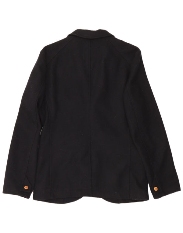 EDC Mens 2 Button Blazer Jacket UK 40 Large Black Polyester