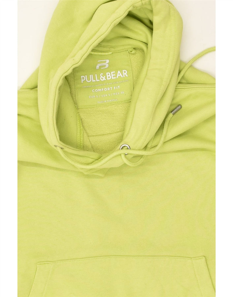 PULL & BEAR Mens Oversized Comfort Fit Hoodie Jumper Small Green Cotton | Vintage Pull & Bear | Thrift | Second-Hand Pull & Bear | Used Clothing | Messina Hembry 