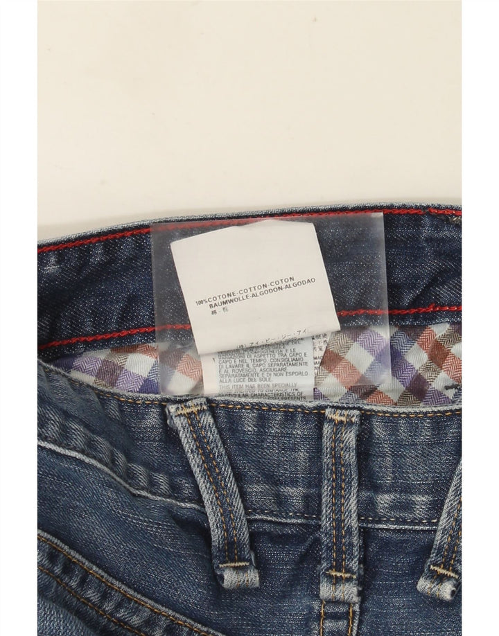 REPLAY Mens Straight Jeans W32 L34 Blue Cotton