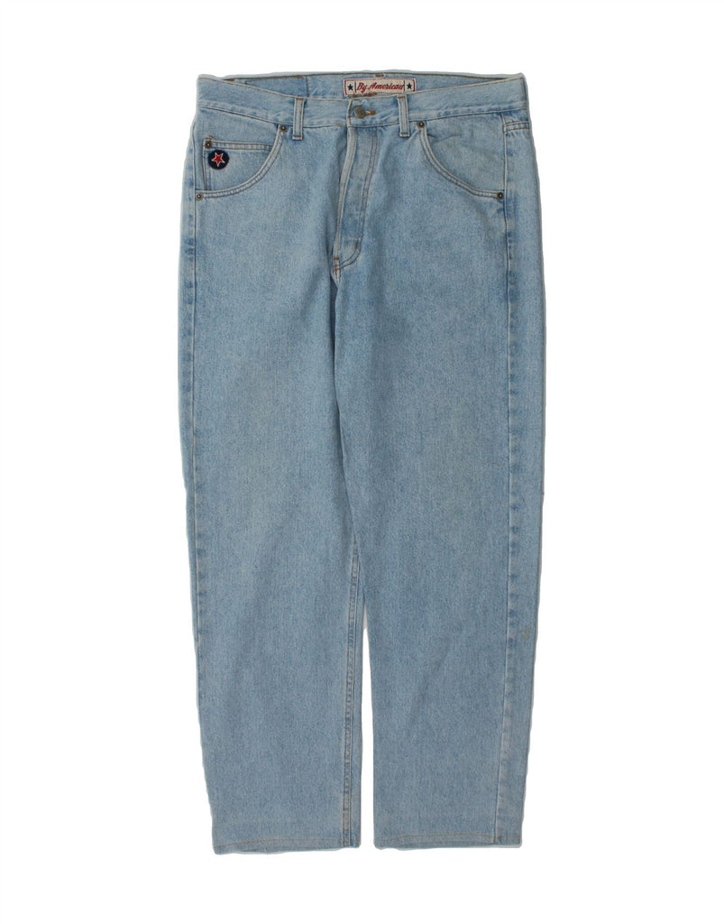 BY AMERICAN Mens Straight Jeans W36 L30 Blue Cotton Vintage By American and Second-Hand By American from Messina Hembry 