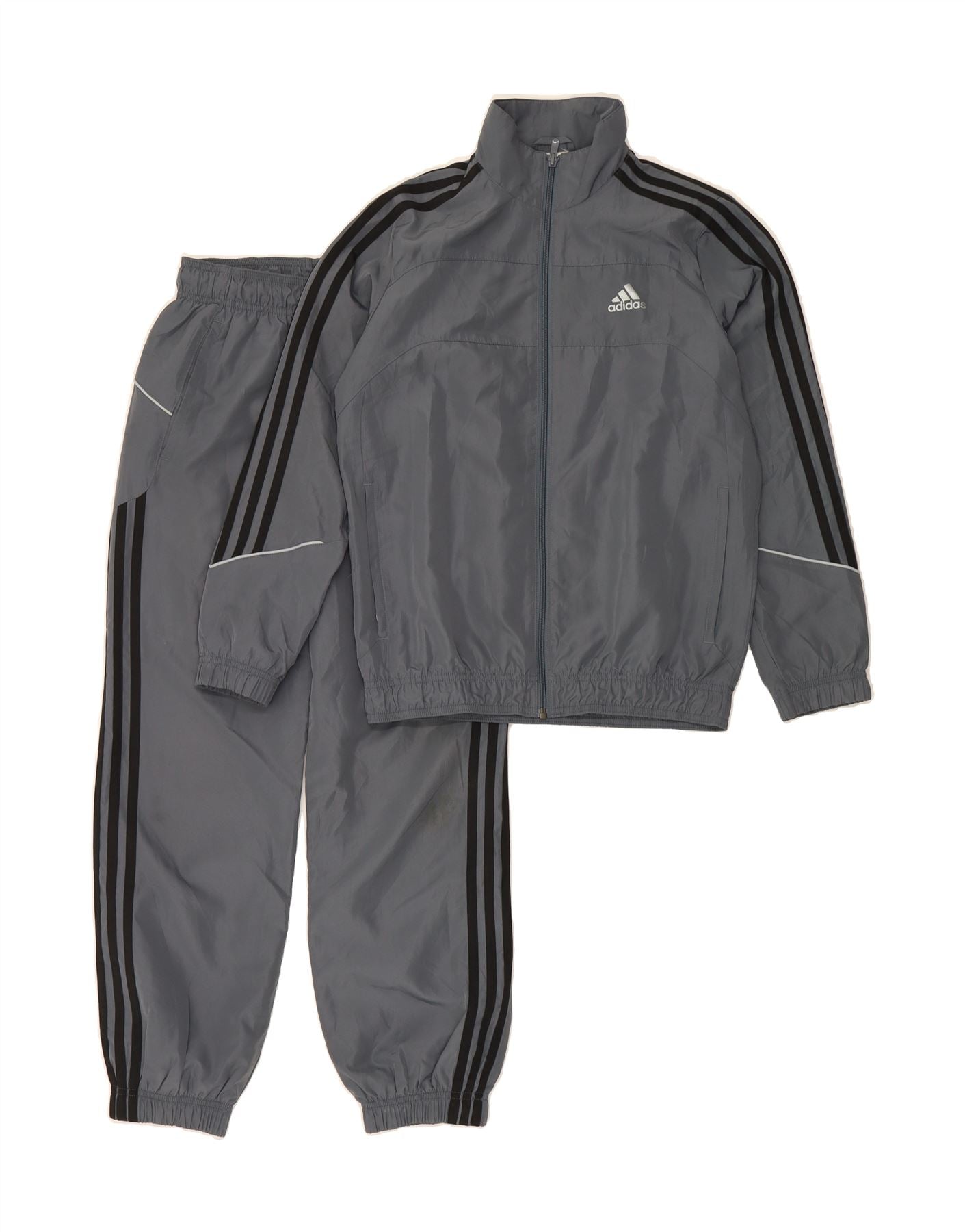 Grey Adidas Tracksuit Youth Boy Adidas Boys' Little Tricot Jacket