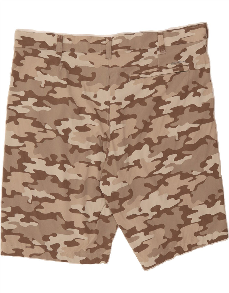 EDDIE BAUER Mens Chino Shorts W40 XL Beige Camouflage Nylon Vintage Eddie Bauer and Second-Hand Eddie Bauer from Messina Hembry 