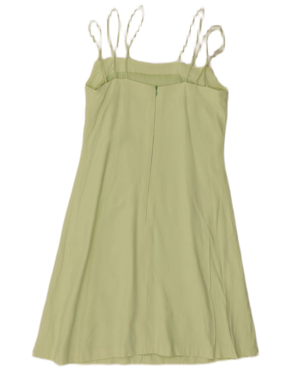 Gattinoni Womens Slip Dress IT 44 Medium Green