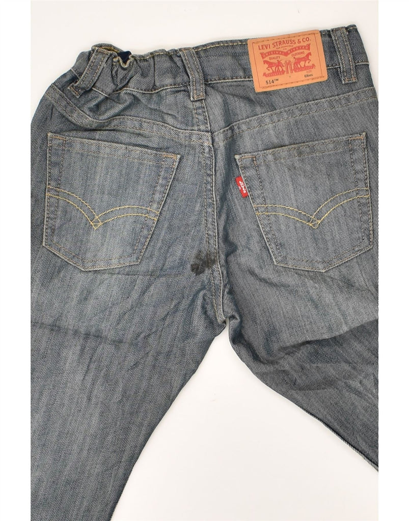 LEVI'S Boys 514 Straight Jeans 6-7 Years W22 L20 Grey Cotton | Vintage Levi's | Thrift | Second-Hand Levi's | Used Clothing | Messina Hembry 