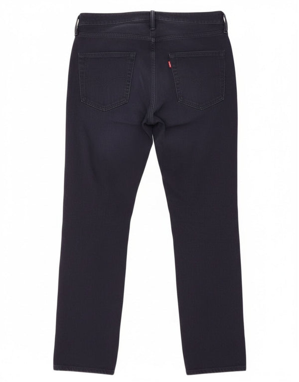 Levi's Womens Slim Jeans W32 L31 Navy Blue Cotton