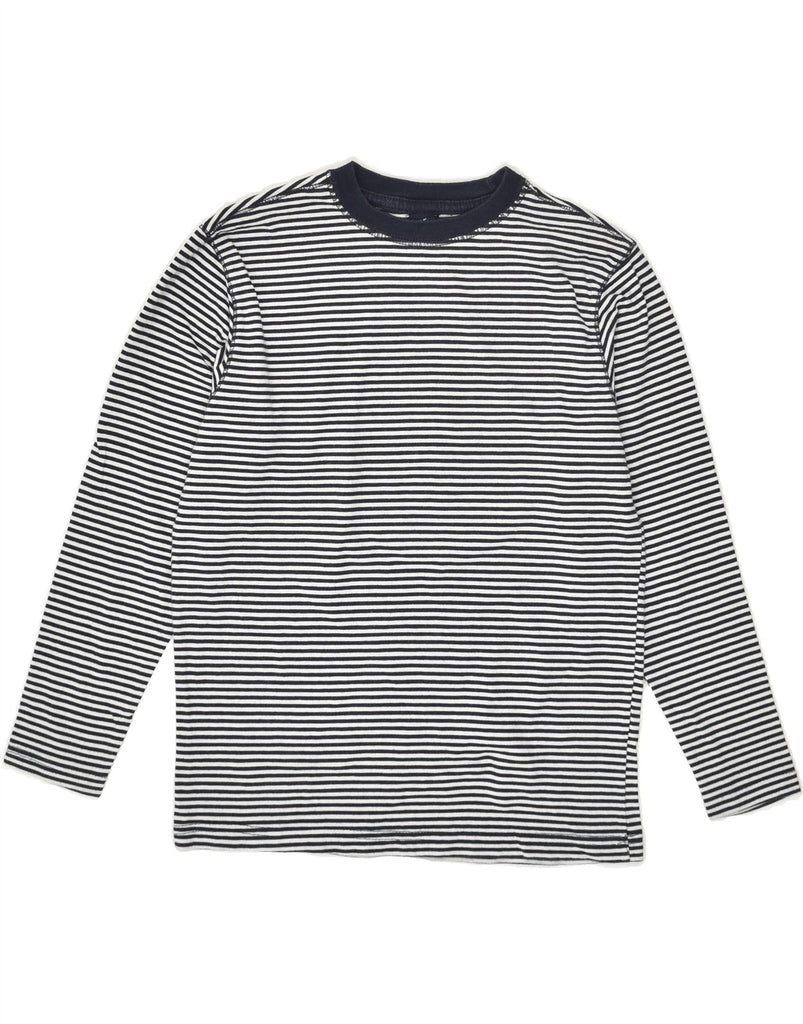 GAP Girls Top Long Sleeve 10-11 Years Navy Blue Striped Cotton | Vintage Gap | Thrift | Second-Hand Gap | Used Clothing | Messina Hembry 