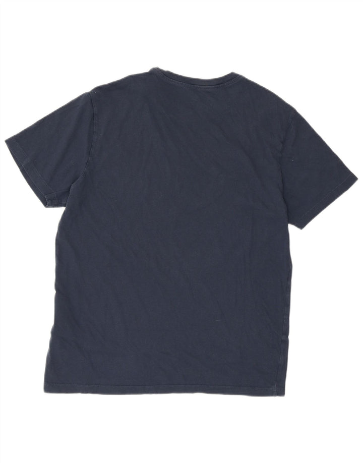 LEVI'S Mens Graphic T-Shirt Top Medium Navy Blue Cotton