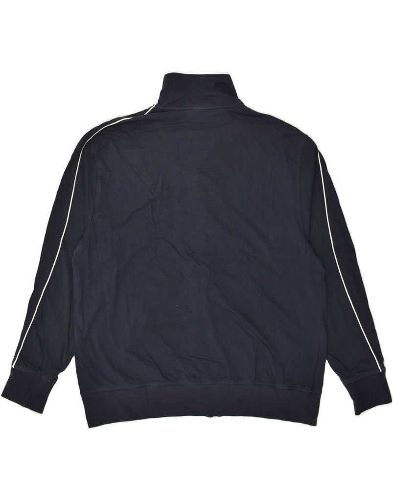 DIADORA Mens Tracksuit Top Jacket IT 56 XL Navy Blue Cotton | Vintage Diadora | Thrift | Second-Hand Diadora | Used Clothing | Messina Hembry 