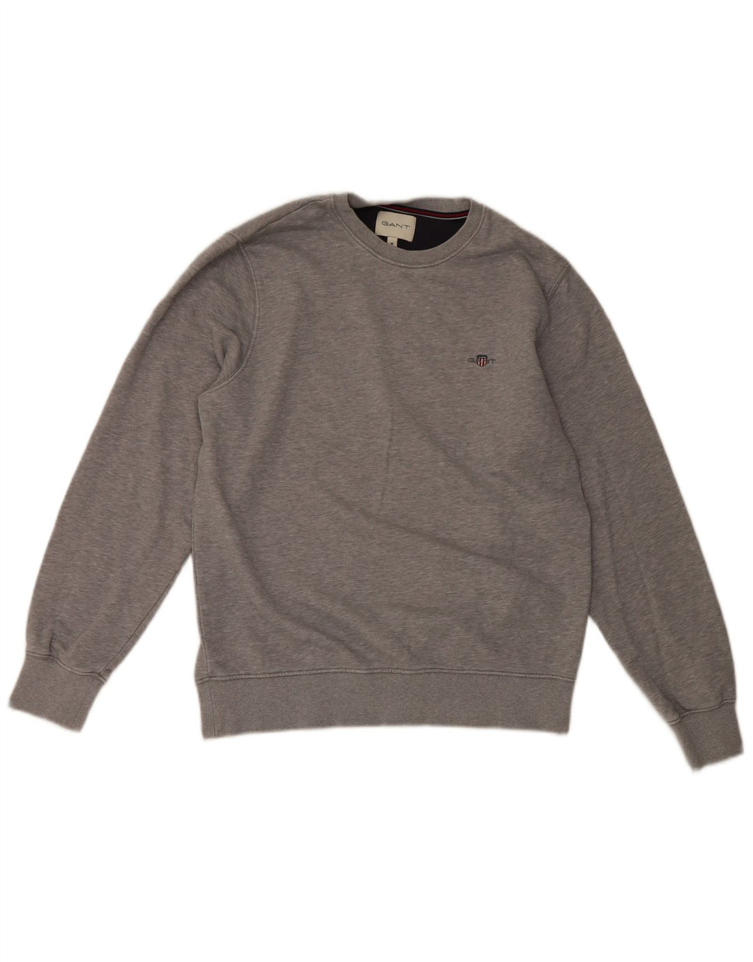 Gant Mens Sweatshirt Jumper Medium Grey Cotton