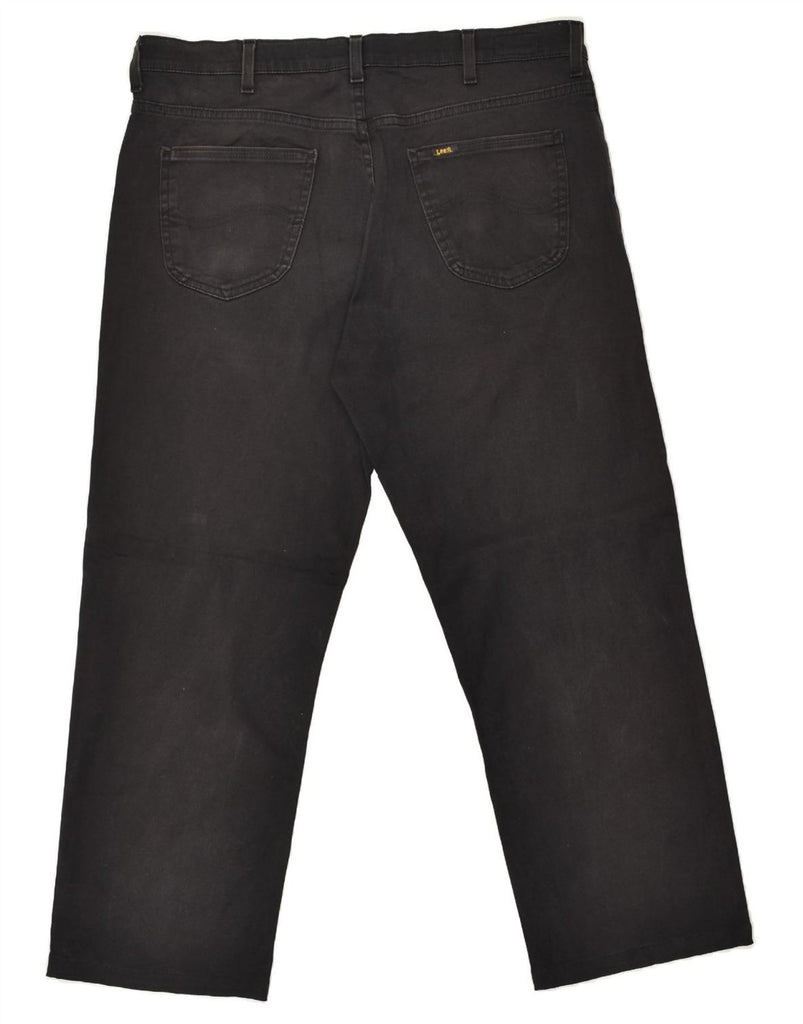 LEE Mens Straight Jeans W38 L26  Black | Vintage Lee | Thrift | Second-Hand Lee | Used Clothing | Messina Hembry 