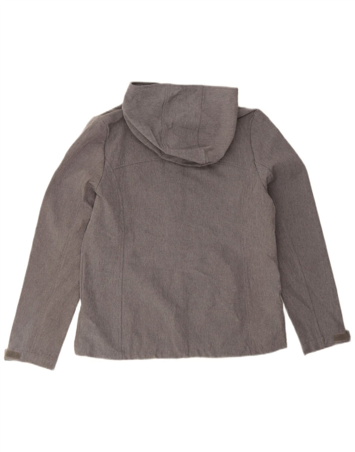 Mountain Warehouse Womens Hooded Windbreaker Jacket UK 14 Large Grey