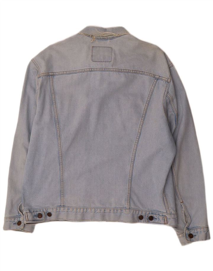 Levi's Mens Denim Jacket UK 42 XL Blue Cotton
