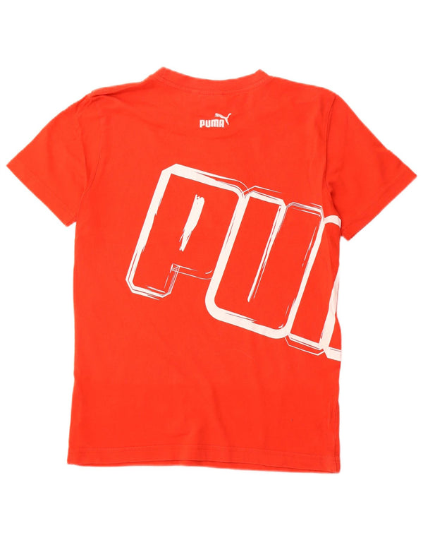 PUMA Mens Graphic T-Shirt Top Small Red