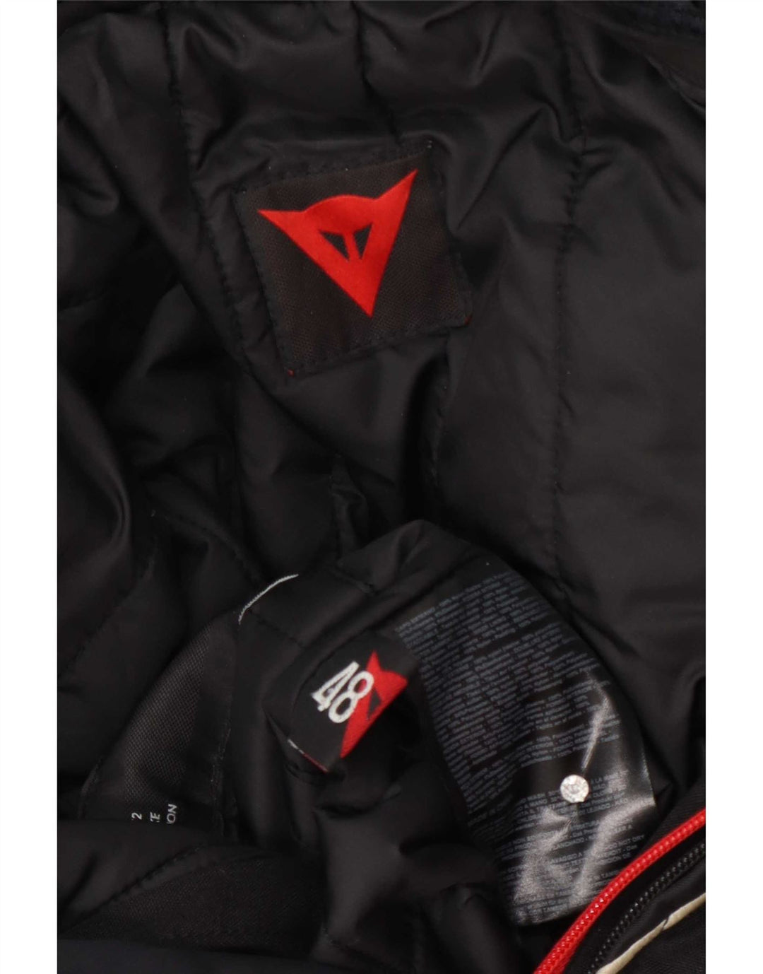 Dainese Mens Graphic Biker Jacket EU 48 Medium Black Colourblock Motorcycle