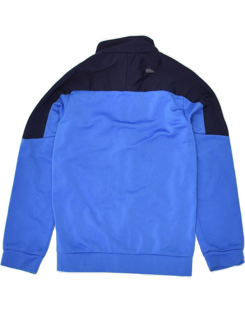 PUMA Boys Graphic Tracksuit Top Jacket 5-6 Years Blue Colourblock | Vintage Puma | Thrift | Second-Hand Puma | Used Clothing | Messina Hembry 