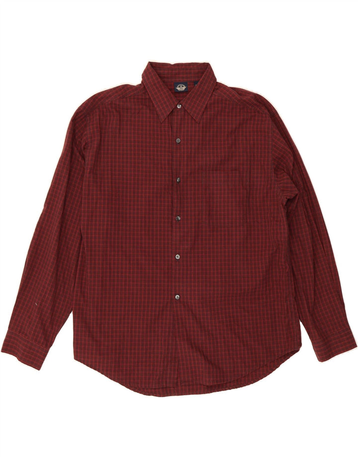 DOCKERS Mens Shirt XL Red Check Cotton Vintage Dockers and Second-Hand Dockers from Messina Hembry 
