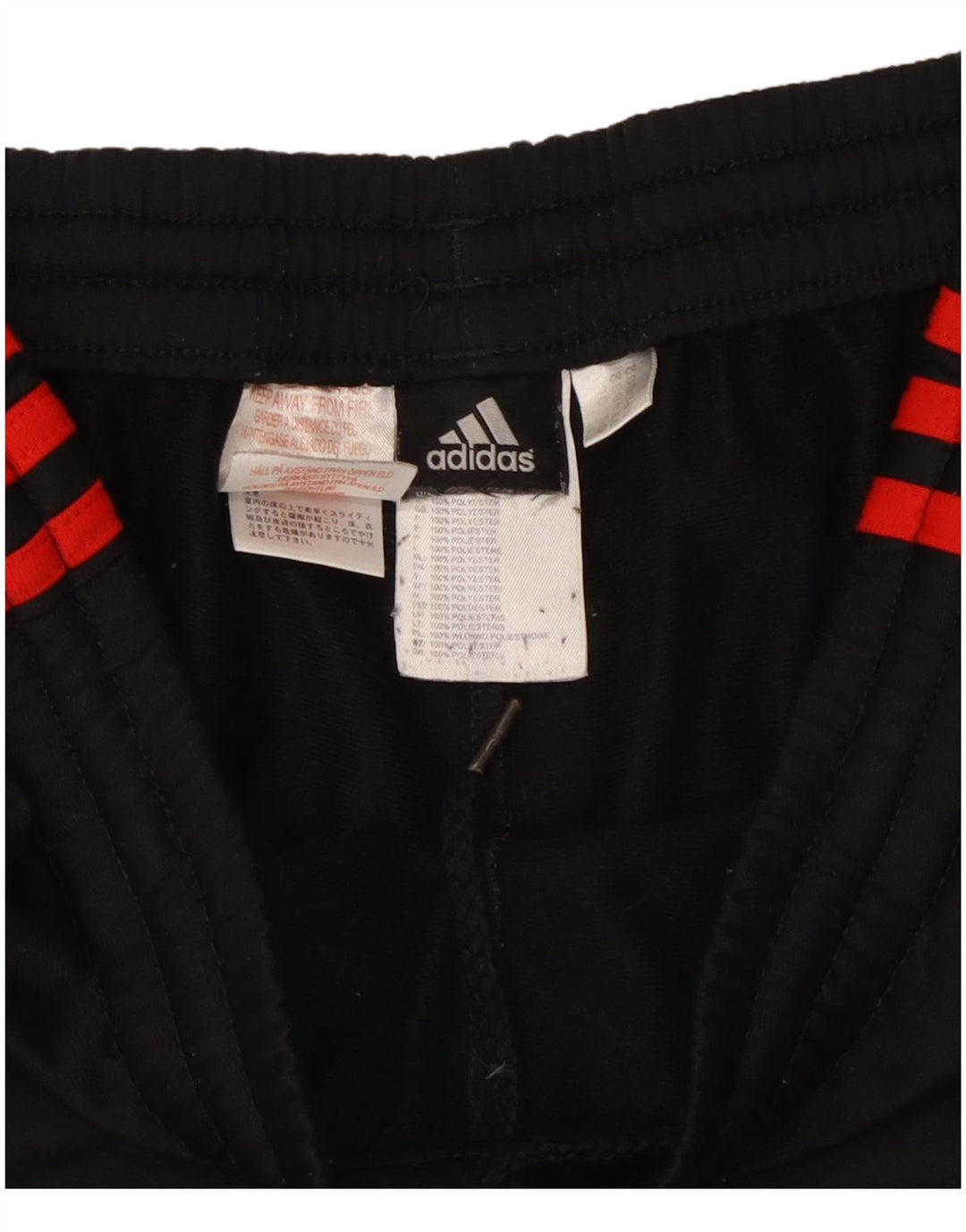 Adidas Mens AC Milan Graphic Tracksuit Trousers Joggers Medium Black