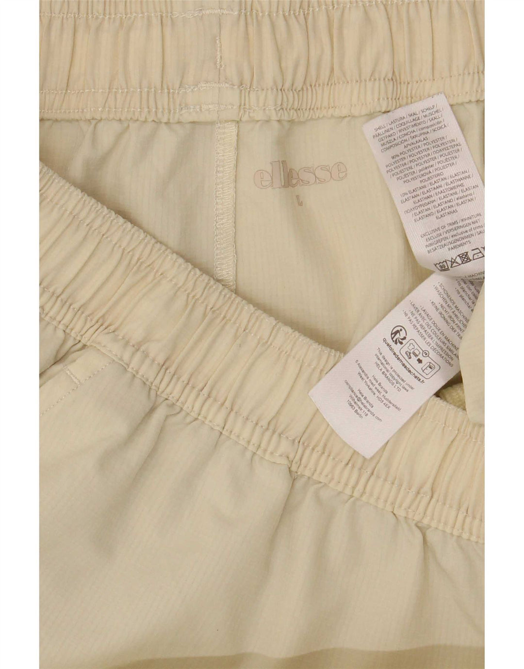 Ellesse Mens Sport Shorts Large  Beige Polyester