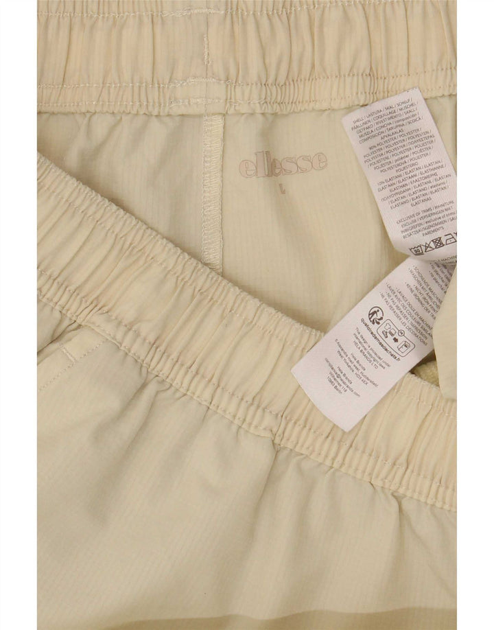 Ellesse Mens Sport Shorts Large  Beige Polyester