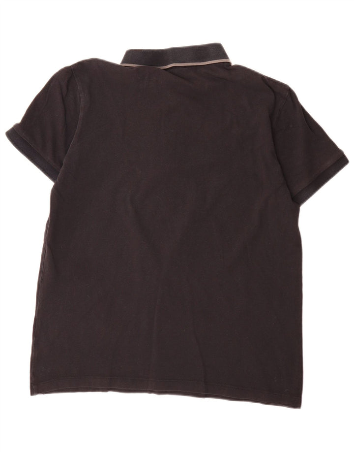 Hugo Boss Mens Polo Shirt Medium Black Cotton