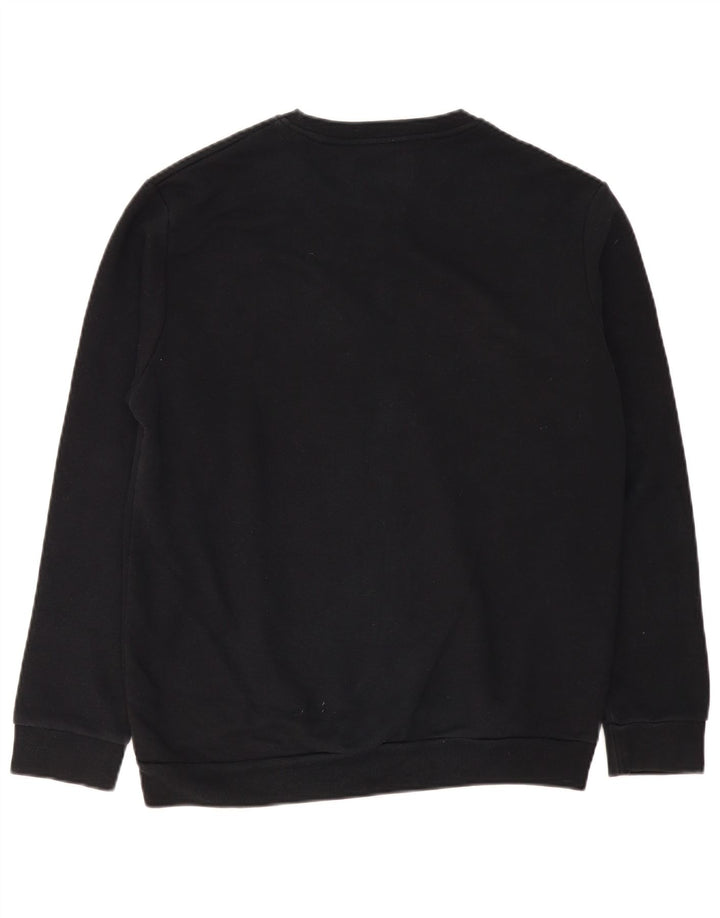 Zara Mens Graphic Sweatshirt Jumper Large Black
