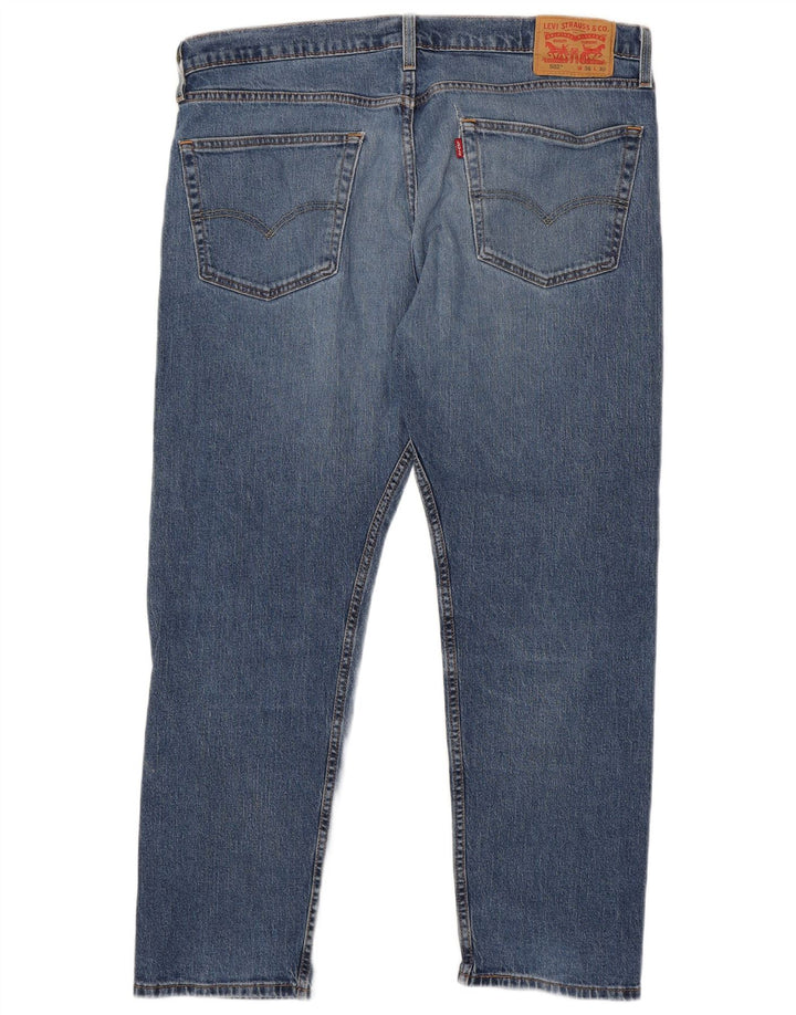 Levi's Mens 502 Tapered Jeans  W36 L30 Blue Cotton