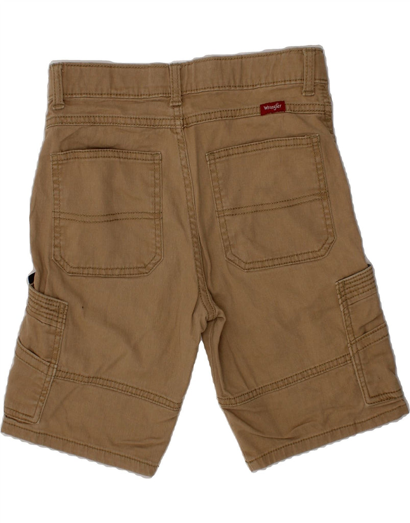 WRANGLER Boys Cargo Shorts 9-10 Years W24 Brown Cotton Vintage Wrangler and Second-Hand Wrangler from Messina Hembry 