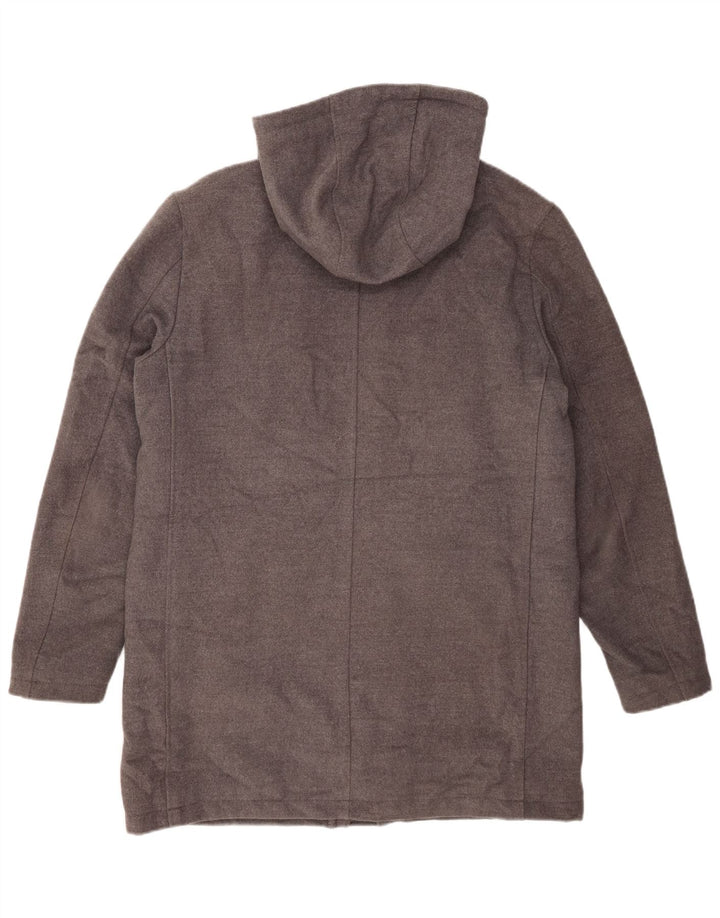 Zara Mens Overcoat UK 38 Medium Grey