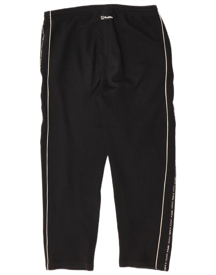 Lotto Mens Graphic Tracksuit Trousers UK 40/42 Large  Black Polyester