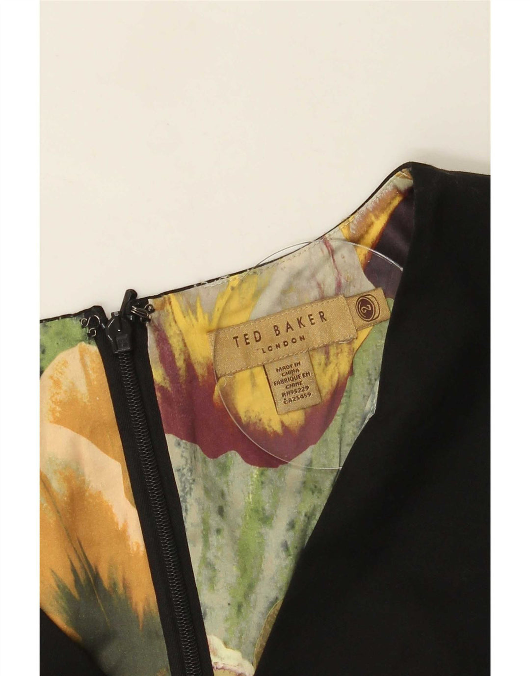 Ted Baker Womens Sheath Dress Size 2 Small Black