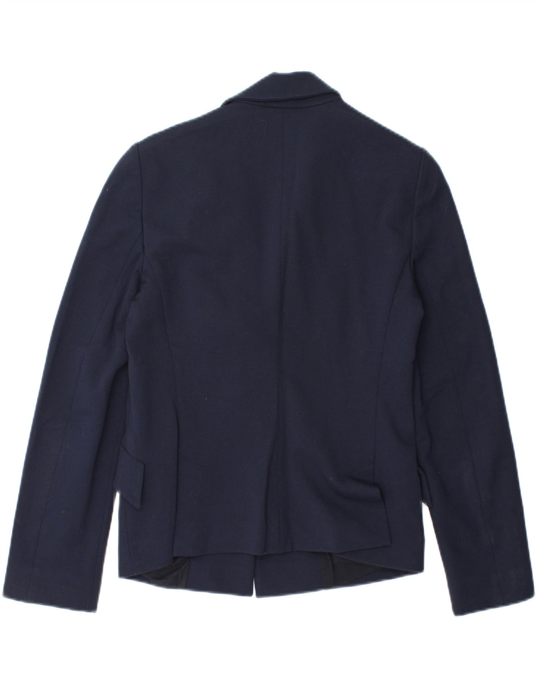 Emporio Armani Womens 1 Button Blazer Jacket UK 10 Small Navy Blue