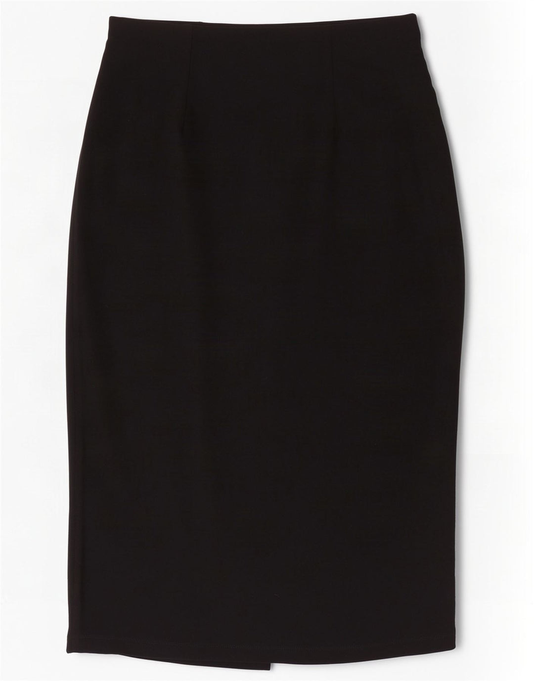 Marks & Spencer Womens Midi Skirt UK 10 Small W30 Black Viscose