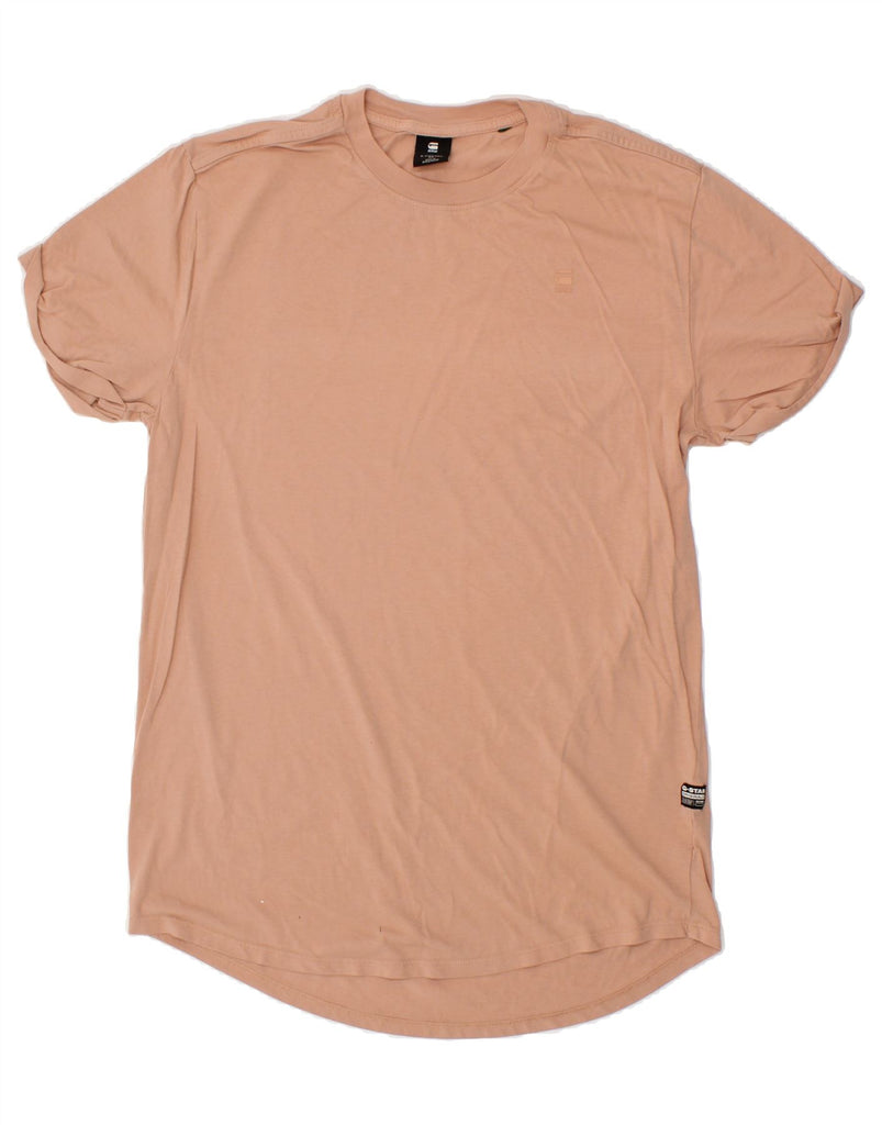 G-STAR Mens T-Shirt Top Medium Beige Cotton | Vintage G-Star | Thrift | Second-Hand G-Star | Used Clothing | Messina Hembry 