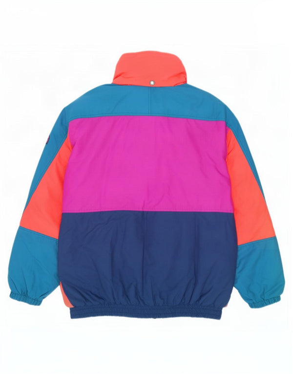 Astrolabio Mens Hooded Ski Jacket UK 40 Large Multicoloured Colourblock