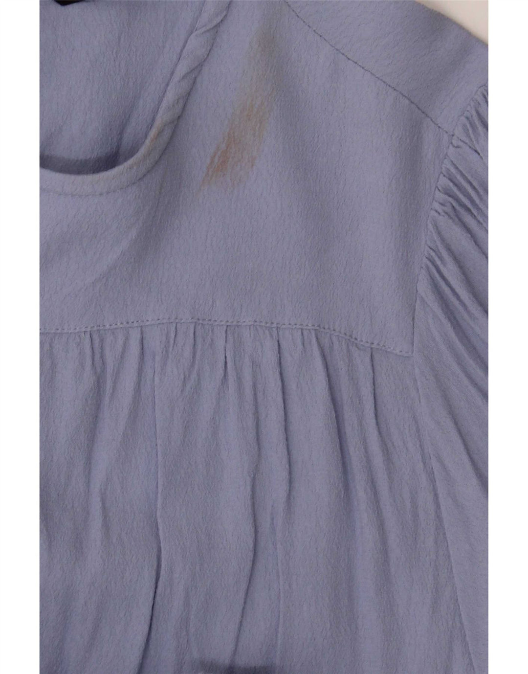 Marks & Spencer Womens A-Line Dress UK 12 Medium Blue Viscose