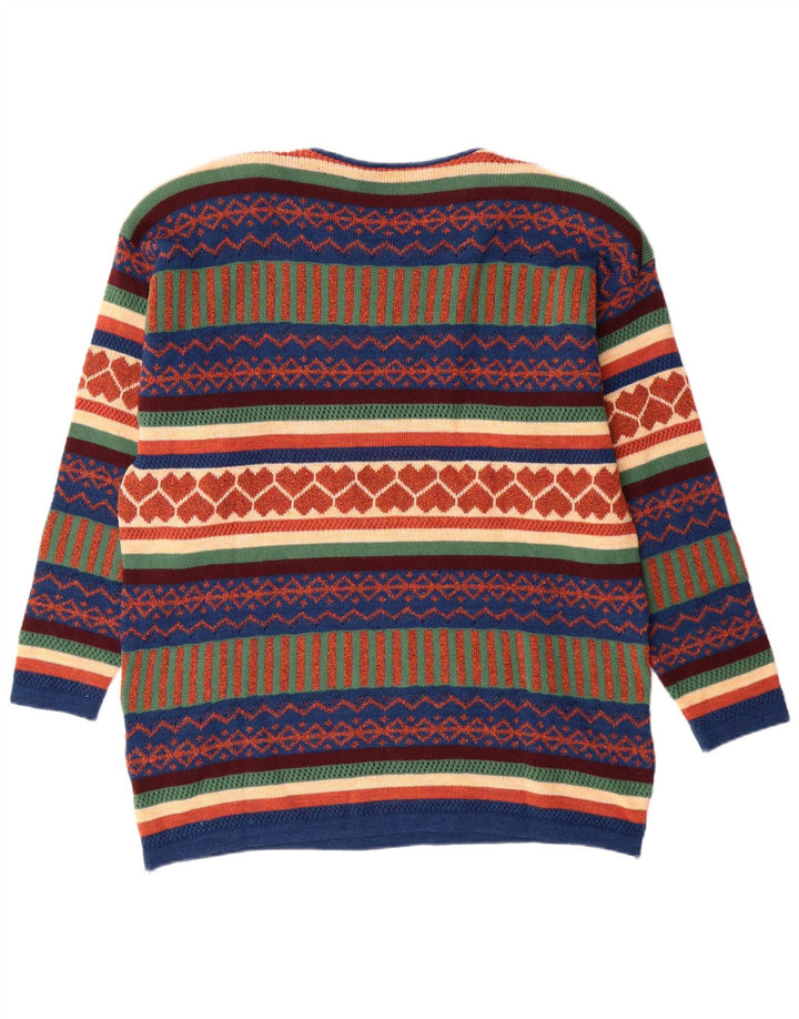 MONARI Womens Crew Neck Jumper Sweater UK 16 Large  Multicoloured