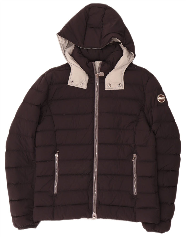 Colmar Mens Hooded Padded Jacket IT 48 Medium Black Nylon