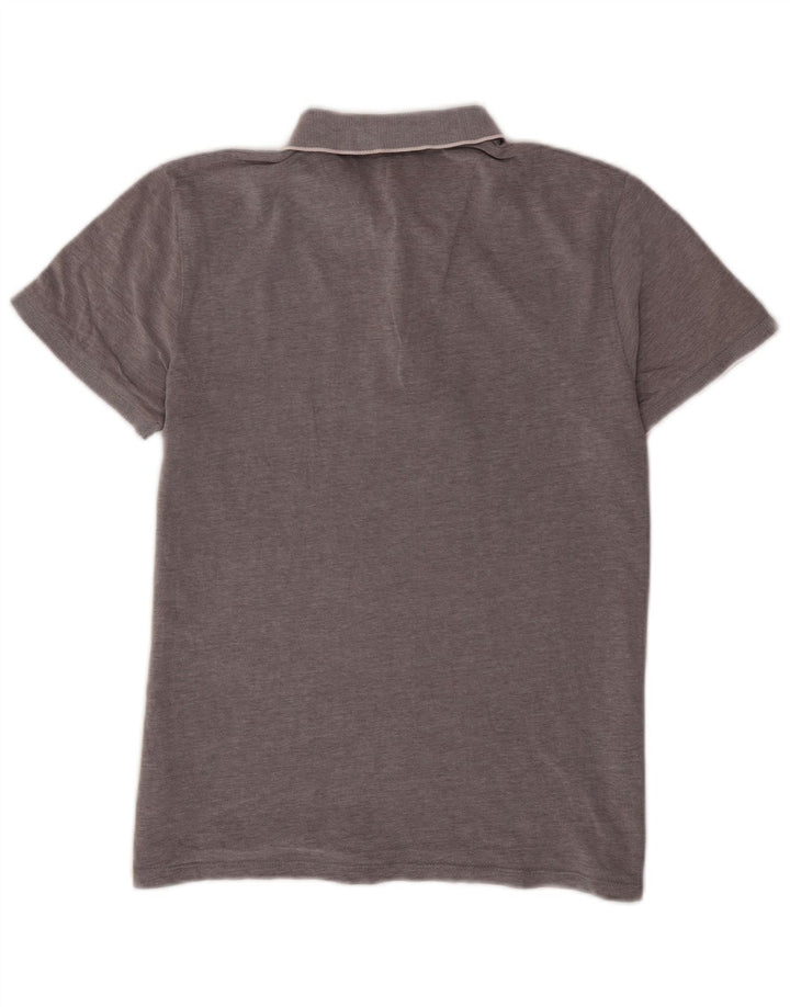 Wrangler Mens Polo Shirt Medium Grey Cotton