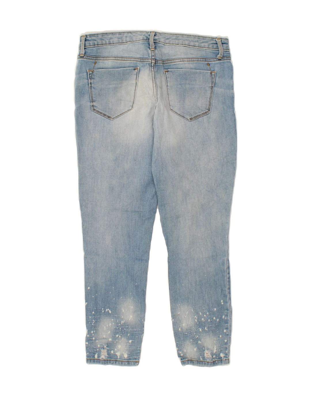 MOSSIMO Womens Mid Rise Crop Jegging Jeans US 8 Medium W29 L24 Blue Cotton Vintage Mossimo and Second-Hand Mossimo from Messina Hembry 