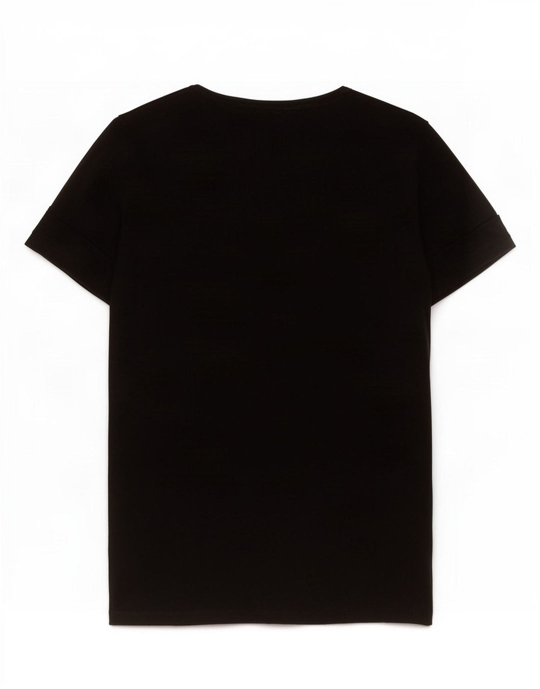 Guess Womens Graphic T-Shirt Top UK 12 Medium Black Polyester