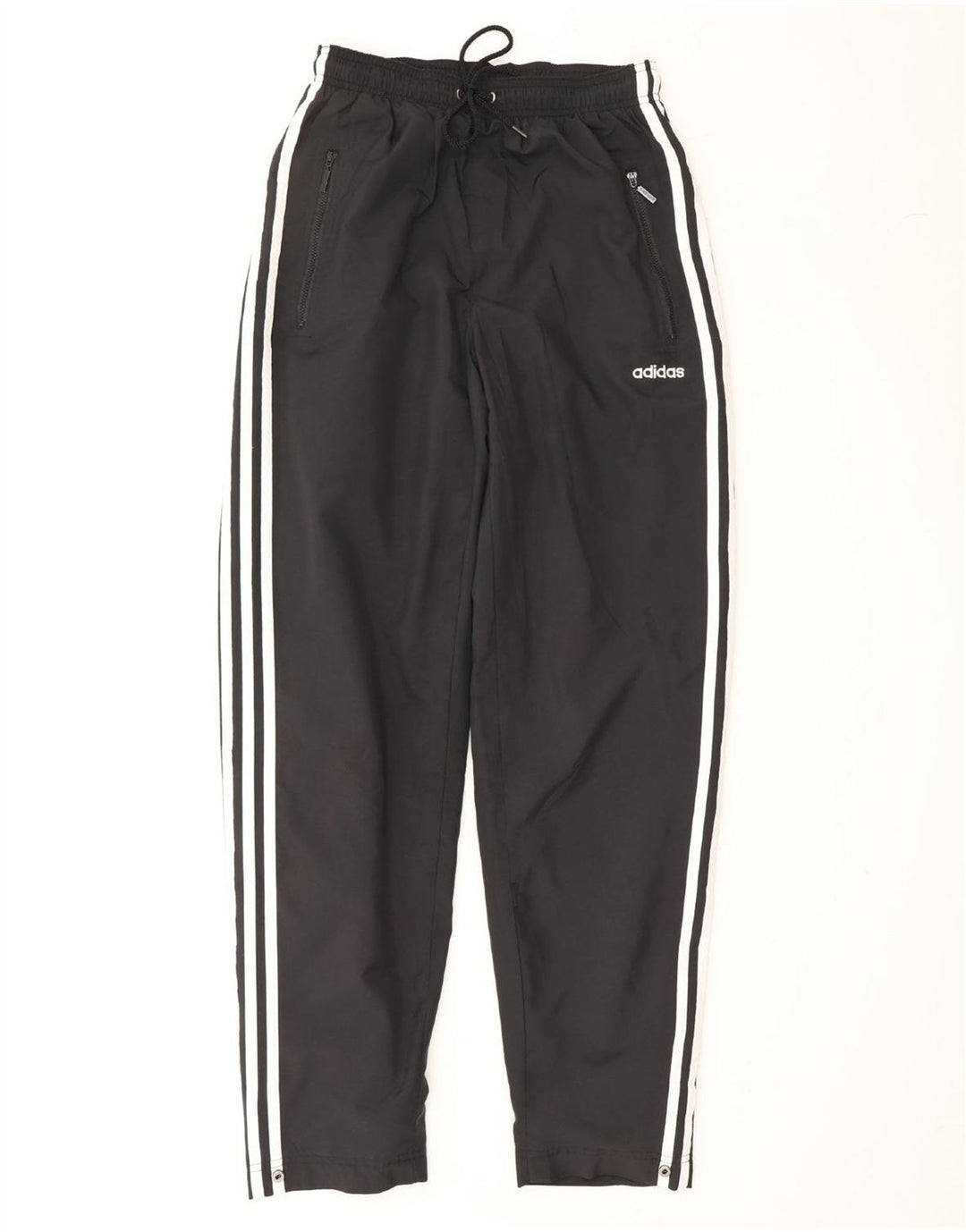 ADIDAS Womens Tracksuit Trousers UK 8 Small  Black Polyester