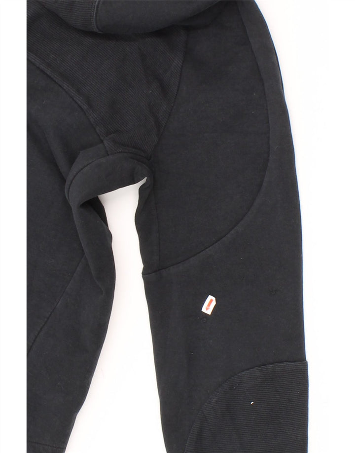 PUMA Mens Zip Hoodie Sweater Small Black Cotton Vintage Puma and Second-Hand Puma from Messina Hembry 