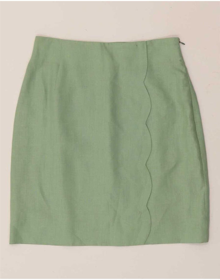 Cacharel Womens Double Breasted 2 Piece Skirt Set IT 44 Medium W28 Green