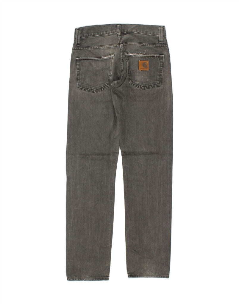 CARHARTT Mens Straight Jeans W27 L32 Grey Cotton | Vintage Carhartt | Thrift | Second-Hand Carhartt | Used Clothing | Messina Hembry 