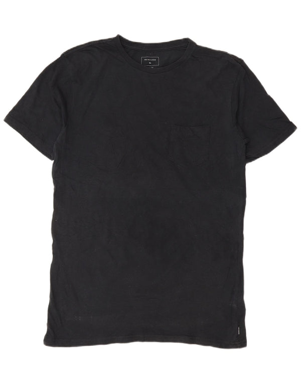 Quiksilver Mens Modern Fit T-Shirt Top Small Navy Blue Cotton