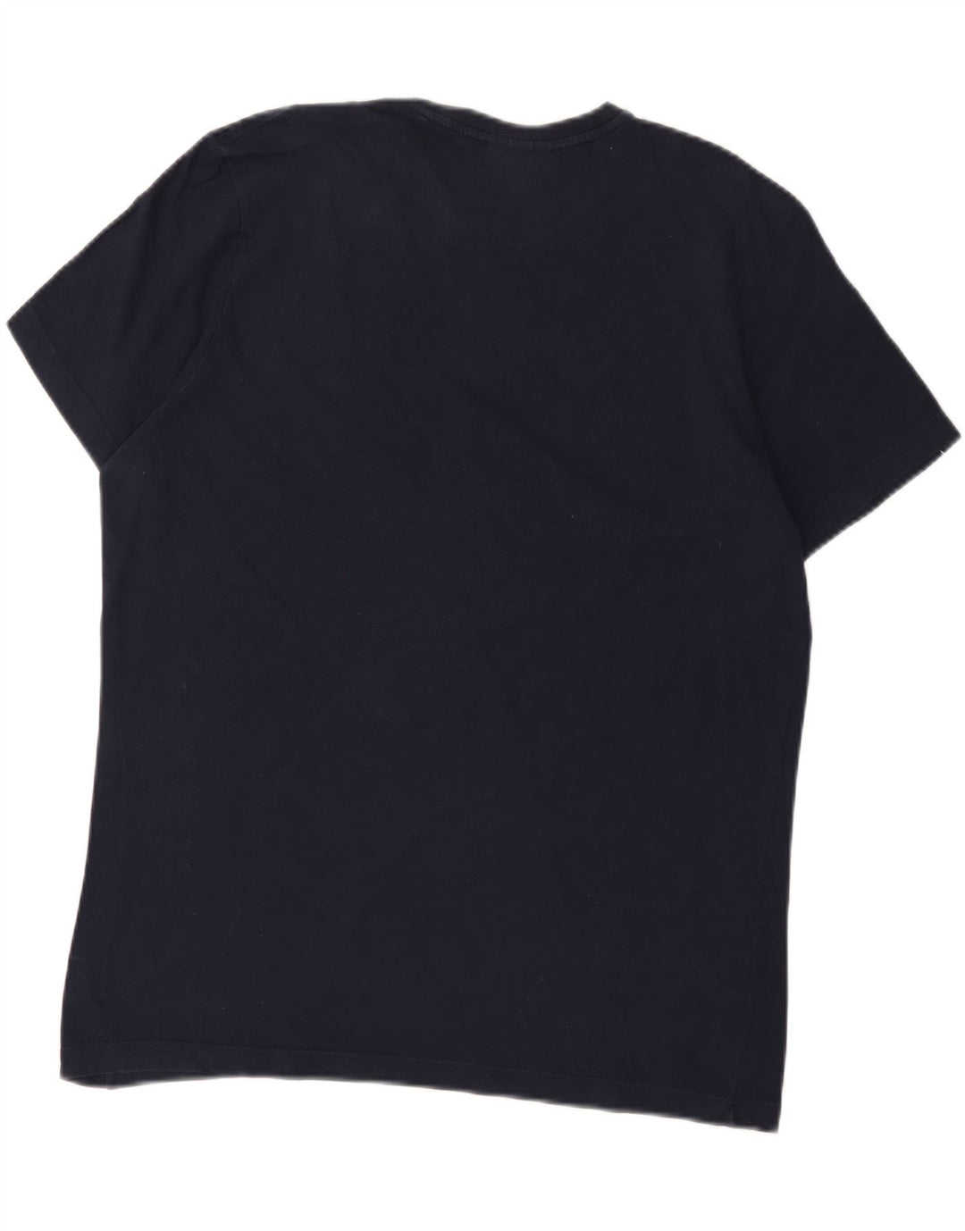 Lacoste Mens Regular Fit T-Shirt Top Size 6 XL Navy Blue Cotton