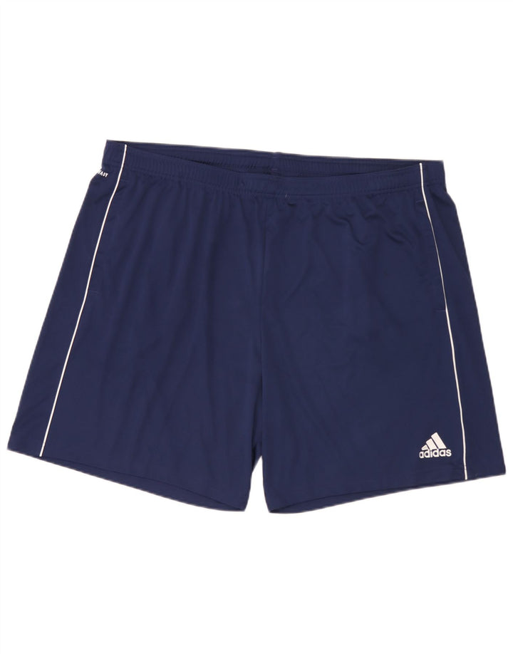 Adidas Mens Aeroready Sport Shorts 3XL Navy Blue Polyester