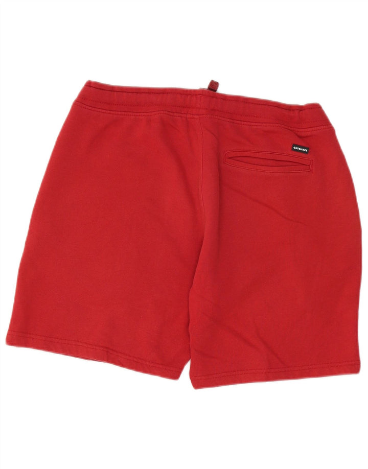 Chiemsee Mens Sport Shorts Large Red Cotton