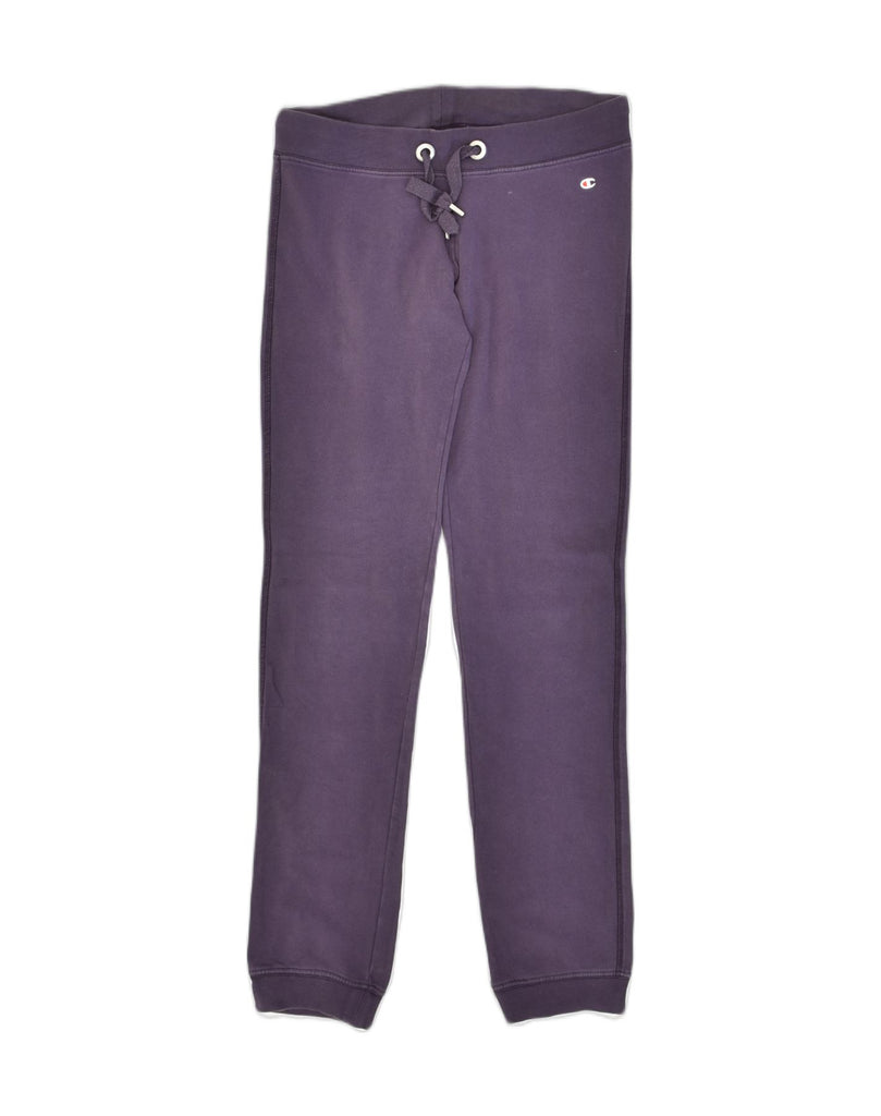 CHAMPION Womens Tracksuit Trousers Joggers UK 10 Small Purple Cotton | Vintage Champion | Thrift | Second-Hand Champion | Used Clothing | Messina Hembry 