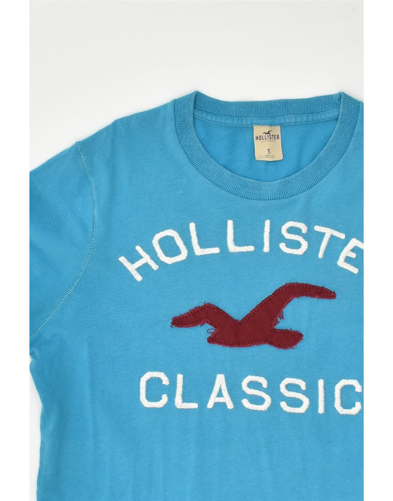 HOLLISTER Mens Classic Fit Graphic T-Shirt Top Small Blue Cotton | Vintage Hollister | Thrift | Second-Hand Hollister | Used Clothing | Messina Hembry 